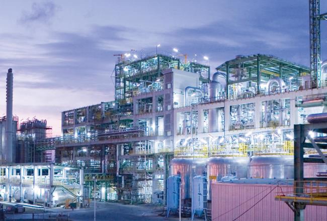 Stadt mit Gasphasentechnologie