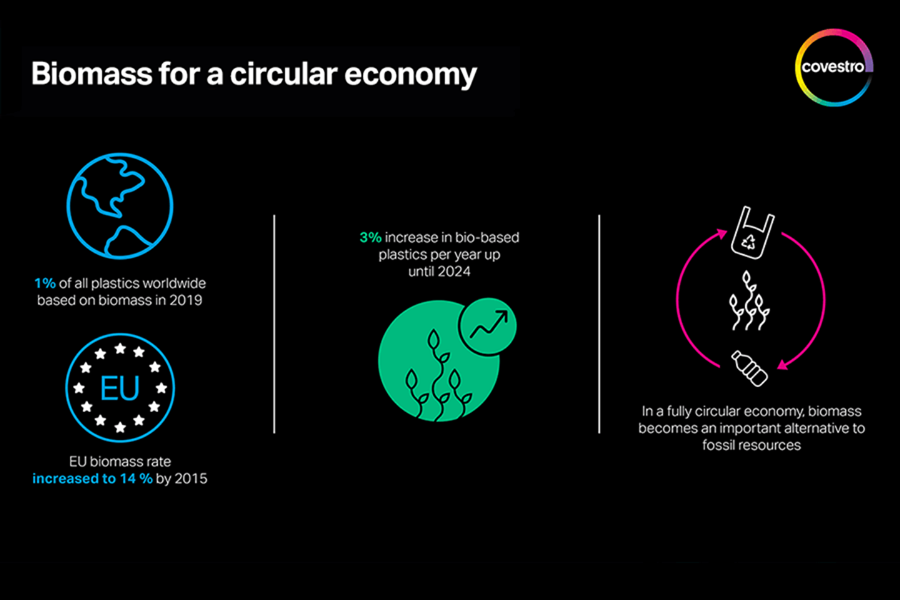 Biomass for a circular economy graphic