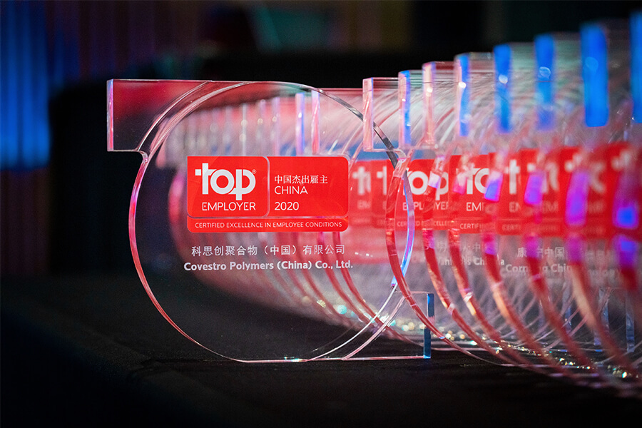 Covestro China named a Country Certified Top Employer